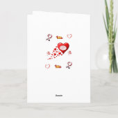 Valentijnsdag Wenskaart Feestdagen Kaart (Achterkant)