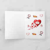 Valentijnsdag Wenskaart Feestdagen Kaart (Binnen)