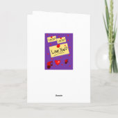 Valentijnsdag Wenskaart Feestdagen Kaart (Achterkant)