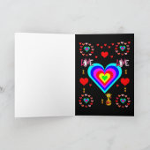 Valentijnsdag Wenskaart Feestdagen Kaart (Binnen)