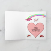 Valentijnsdag Wenskaart Feestdagen Kaart (Binnen)