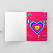 Valentijnsdag Wenskaart Feestdagen Kaart (Binnen)