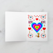 Valentijnsdag Wenskaart Feestdagen Kaart (Binnen)