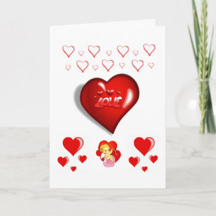 Valentijnsdag Wenskaart Feestdagen Kaart