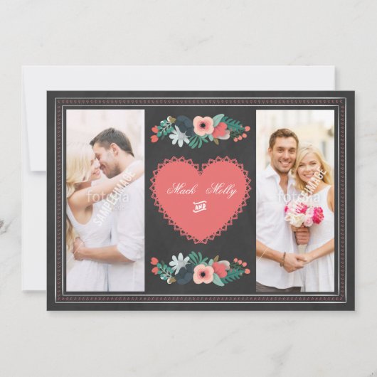 Valentijnsdag wenskaart feestdagenkaart (Voorkant)