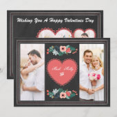 Valentijnsdag wenskaart feestdagenkaart (Voorkant / Achterkant)