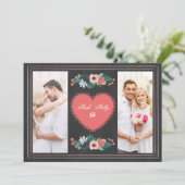 Valentijnsdag wenskaart feestdagenkaart (Staand voorkant)