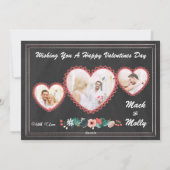 Valentijnsdag wenskaart feestdagenkaart (Achterkant)