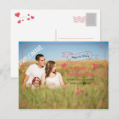 Valentijnsdag wenskaart feestdagenkaart (Voorkant / Achterkant)