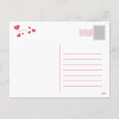 Valentijnsdag wenskaart feestdagenkaart (Achterkant)