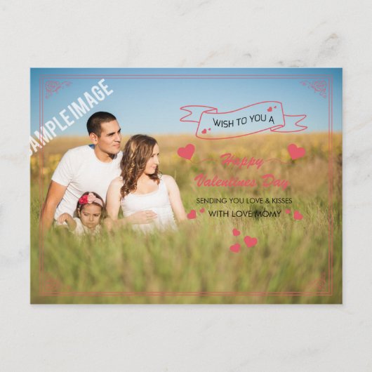 Valentijnsdag wenskaart feestdagenkaart (Voorkant)