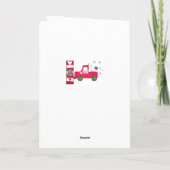 Valentijnsdag Wenskaart is Valentijn Feestdagen Kaart (Achterkant)