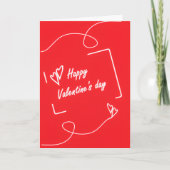 Valentijnsdag wenskaart kaart (Voorkant)