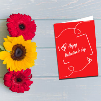 Valentijnsdag wenskaart kaart