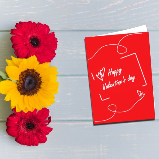 Valentijnsdag wenskaart kaart