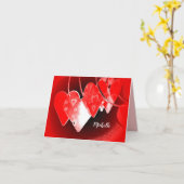 Valentijnsdag wenskaart kaart (Gele Bloem)