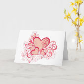 Valentijnsdag Wenskaart (Leeg) Kaart (Gele Bloem)