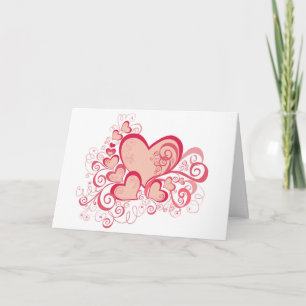 Valentijnsdag Wenskaart (Leeg) Kaart