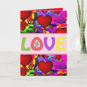 Valentijnsdag Wenskaart Love Feestdagen Kaart