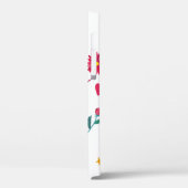 Valentijnsdag wenskaart met hart, bloem Case-Mate iPhone case (Achterkant / Links)