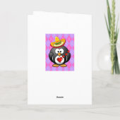 Valentijnsdag Wenskaart Penguin Feestdagen Kaart (Achterkant)