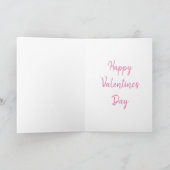 Valentijnsdag Wenskaart roze schoen Feestdagen Kaart (Binnen)