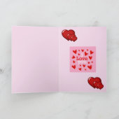 Valentijnsdag Westie Kaart (Binnen)