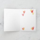 Valentijnsdag White Rose Feestdagen Kaart (Binnen)