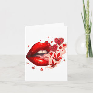 Valentijnsdag Wietliefhebber Stoner Babe Kaart