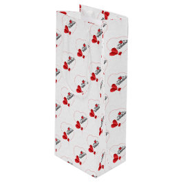 Valentijnsdag Wijn Cadeautas