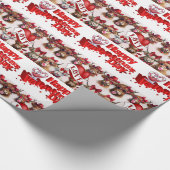 Valentijnsdag wikkelen papier Koe rode harten (Hoek)