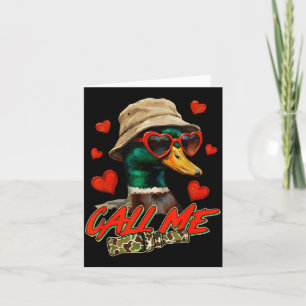 Valentijnsdag Wilde Eend Jagen Jager Camo C Kaart