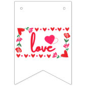 Valentijnsdag Wimpel Banner (Tweede vlag)