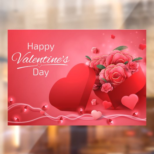 Valentijnsdag Windows Cling Raamsticker (Vel 2)