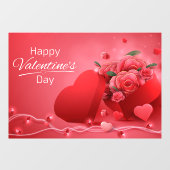 Valentijnsdag Windows Cling Raamsticker (Vel)