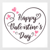 Valentijnsdag Windows Cling Raamsticker (Vel)