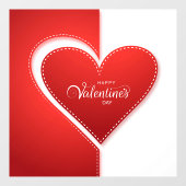 Valentijnsdag Windows Cling Raamsticker (Vel)