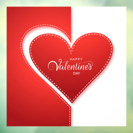 Valentijnsdag Windows Cling Raamsticker