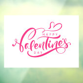 Valentijnsdag Windows Cling Raamsticker (Vel 3)