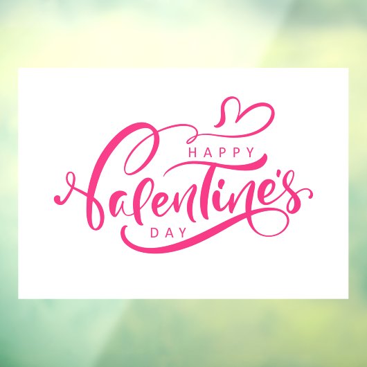 Valentijnsdag Windows Cling Raamsticker (Vel 3)