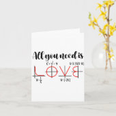 Valentijnsdag wiskunde humor voor leraren studente kaart (Gele Bloem)