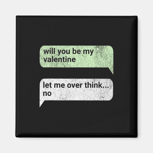 Valentijnsdag word jij mijn Valentijn chat 1 Magneet (Voorkant)