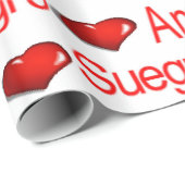 Valentijnsdag Wrapping Paper Amo mi Suegro Cadeaupapier (Rol Hoek)