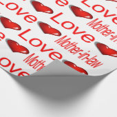 Valentijnsdag Wrapping Paper Love Mother in Law Cadeaupapier (Hoek)