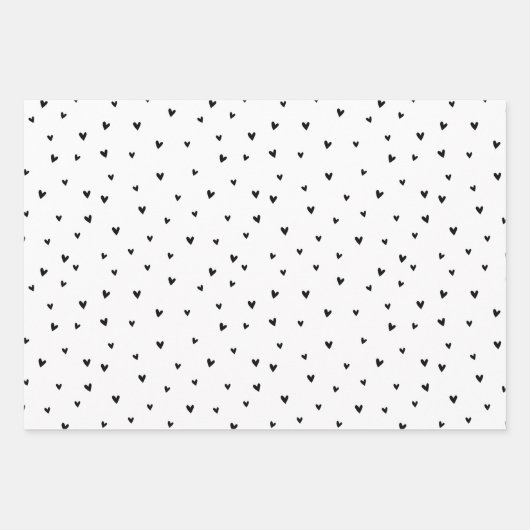Valentijnsdag Wrapping Paper Set, Mini Hearts (Voorkant 3)