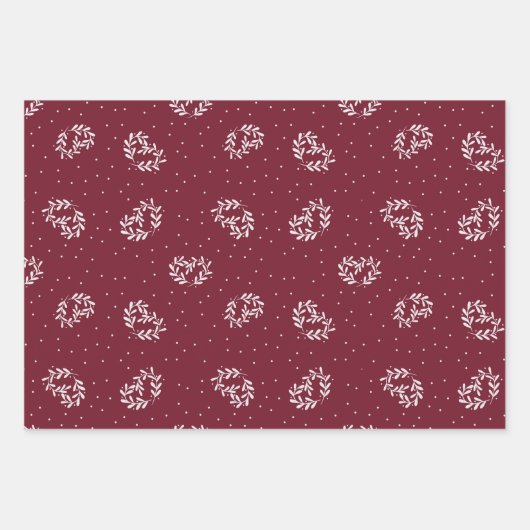 Valentijnsdag wrapping papier naadloos patroon inpakpapier vel (Voorkant)