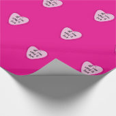 Valentijnsdag Wrapping Papier Roze Harten Liefde (Hoek)