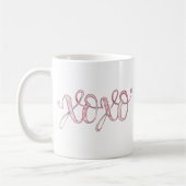 Valentijnsdag XOXO Design Mok (Links)