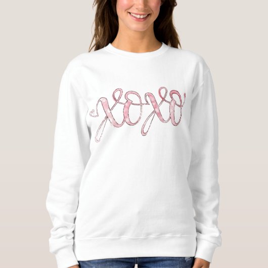 Valentijnsdag XOXO Design Sweatshirt (Voorkant)