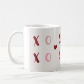 "Valentijnsdag XOXO" Koffiemok (Links)